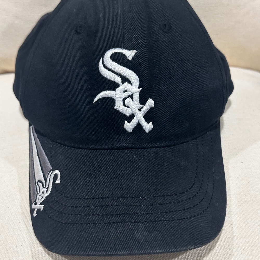 Vtg 90’s Chicago White Sox SnapBack Hat Annco Genuine Merchandise